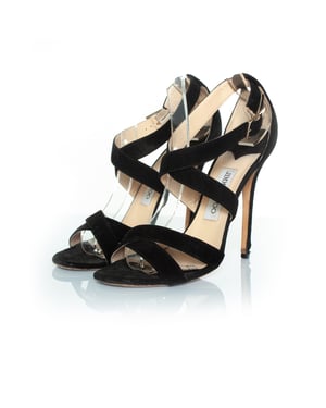 Jimmy Choo suède sandalen met bandjes
