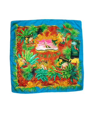 Atelier Versace Multicolored jungle Tarzan sjaal