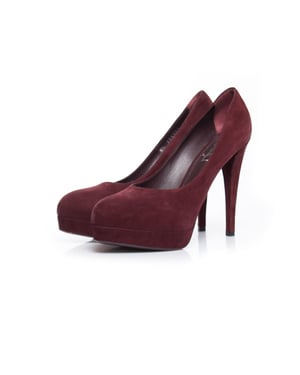Yves Saint Laurent Gaby suède pumps