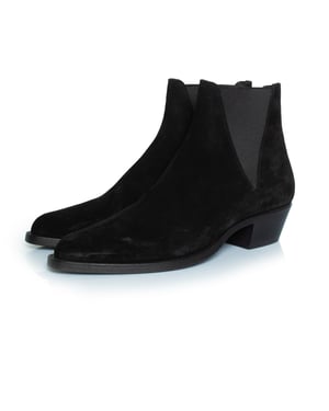 Saint Laurent Paris Dakota suède Chelsea boots