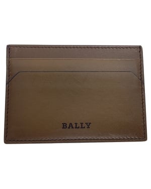 Bally Kaarthouder in Bruin Leer