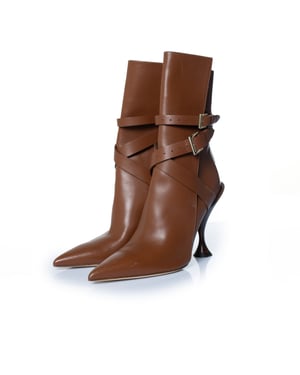 Burberry Hadfield-laarzen met voetstuk in bruin