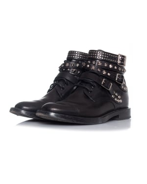 Saint Laurent Militaire enkellaarsjes