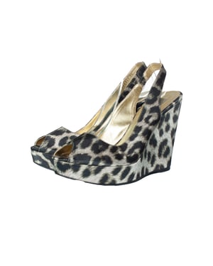 Stella Mccartney luipaardprint wedges