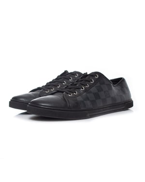 Louis Vuitton zwarte damier canvas sneakers
