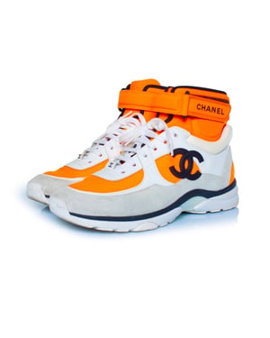 Chanel Neon hoge sneakers