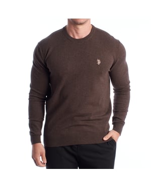 Herren-Strickpullover mit Rundhalsausschnitt US42173048