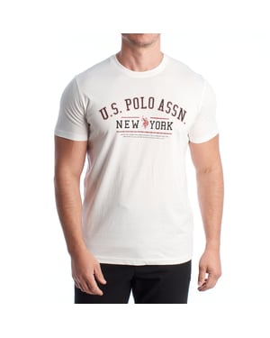 Herren-T-Shirt aus Baumwolle mit kurzen Ärmeln US42154024