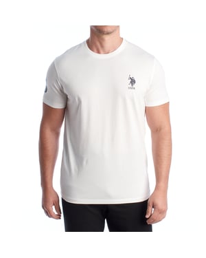 Herren-T-Shirt aus Baumwolle mit kurzen Ärmeln US42154027