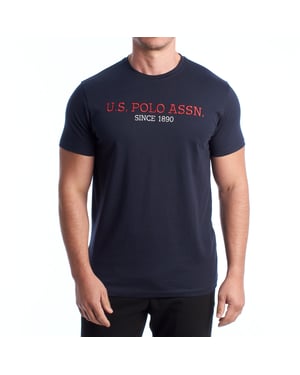 Herren-T-Shirt aus Baumwolle mit kurzen Ärmeln US42154022