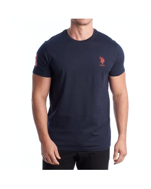 Herren-T-Shirt aus Baumwolle mit kurzen Ärmeln US42154027