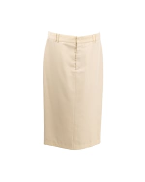Gucci rok in beige wol
