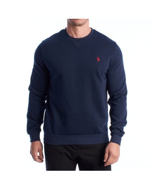 Herren-Fleece-Sweatshirt mit Rundhalsausschnitt US42187035