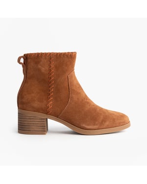 Toms Delilah Dames Enkellaarsjes Bruin