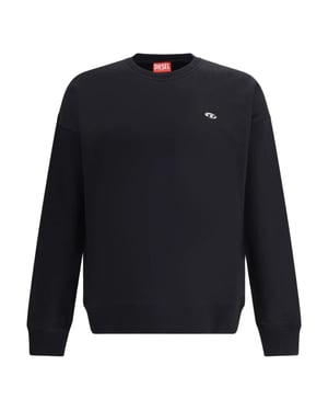 Diesel Small Logo Zwart Sweatshirt