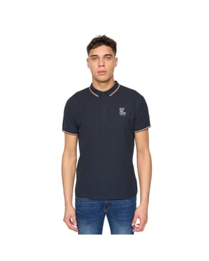 Duck and Cover Heren Melports Poloshirt (Marine)