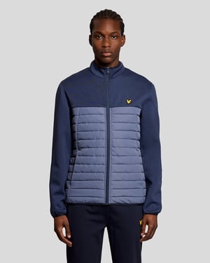 Lyle & Scott Sports Hybrid Fleecejack - Blauw