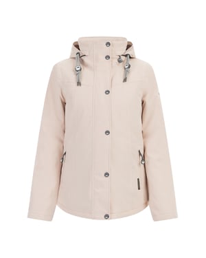 Schmuddelwedda winterjas Dames pastelroze