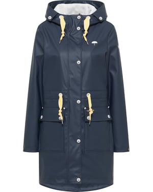Schmuddelwedda Mackintosh incus Dames marine wit