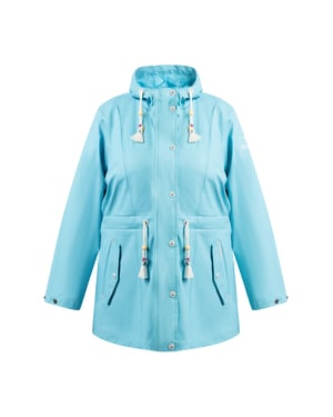 Schmuddelwedda Grote maat regenjas bridgeport Dames DONKER AQUA-280