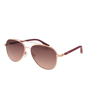 Roze Gouden Rubber Zonnebril