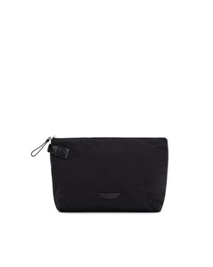 Zwarte Nylon Clutch Tas