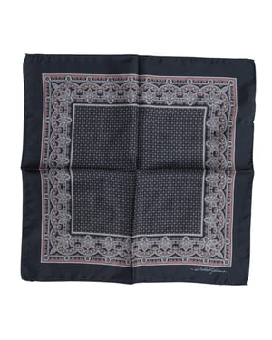 Multikleurige Fantasy Zijden Vierkante Foulard Sjaal