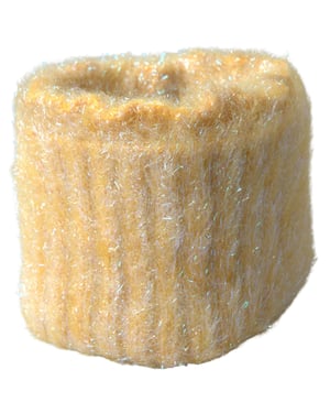 Geel Polyester Mohairvezel Nekwrap Sjaal