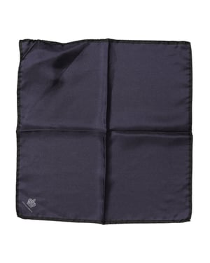 Blauwe DG Kroon Zijden Vierkante Mannen Foulard Sjaal
