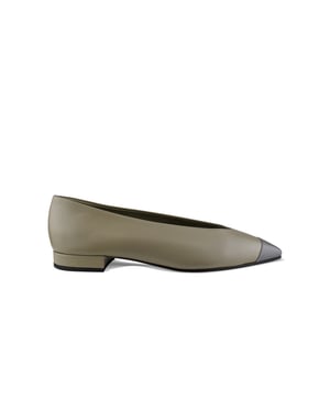 Loro Piana Rebecca ballerina's Groen