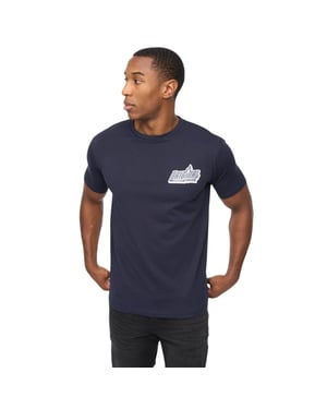Crosshatch Heren Jampstead T-Shirt (Marine)