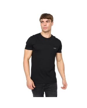 Crosshatch Heren Carritore T-Shirt (Zwart)