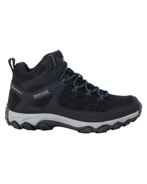 Regatta Dames/Dames Edgepoint IV Mid Cut Wandelschoenen (Zwart/stormblauw)