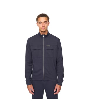 Duck and Cover Heren Tames Volledige Rits Sweatshirt (Marineblauw)