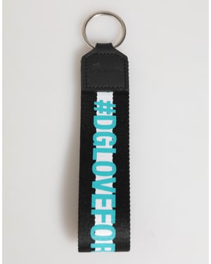 Multikleur Logo Polyester Messing Houder Sleutelhanger Sleutelhanger