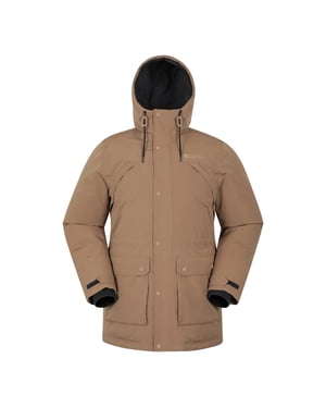 Mountain Warehouse Waterdichte Parka Heren Marlow (Tan)