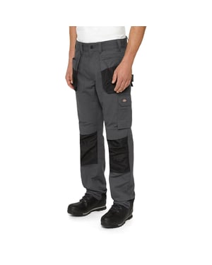 Dickies Multi Pocket Utility Polyester Grijze Werkbroek voor Mannen