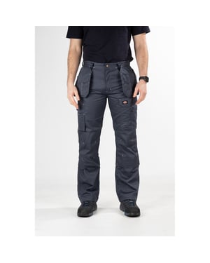 Dickies Redhawk Pro Polyester Grijze Buitenbroek voor Mannen