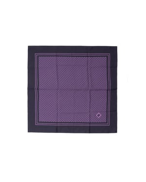 Zijde Sjaal Geometrisch Patroon