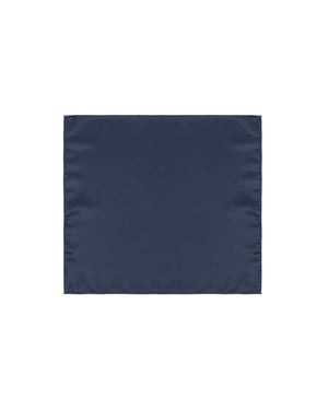 Blauwe Zijde Zakdoek