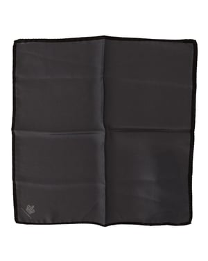 Dolce & Gabbana Gray 100% Silk Square heren grijs 100% zijde vierkante heren zakdoek