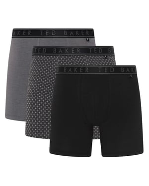 3-Pak Heren Zachte Ademend Katoenen Boxer Shorts Ondergoed