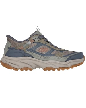 Skechers Heren Viking AT Suede Wandelschoenen (Olijf/grijs)