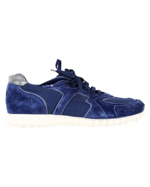 Valentino Garavani Soul AM Sneakers in Navy Blauw Suède en Mesh