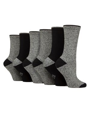 6 Paar Dames Waterafstotende Middelzware Buitensokken voor Wandelen & Hiking