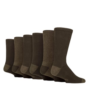 6 Paar Mannen Waterafstotende Middelzware Buiten Sokken voor Wandelen & Hiking