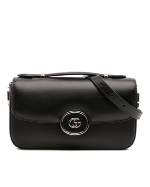Leren Crossbody Gg Logo
