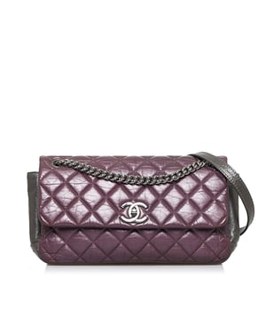 Gequilted Leren Schoudertas
