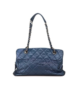 Gequilted Leren Schoudertas