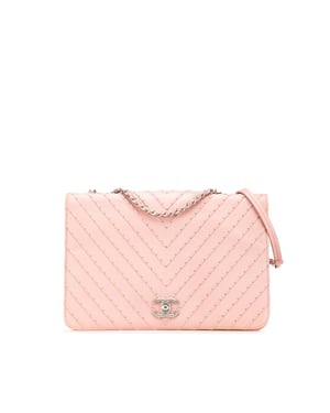 Geknoopte Chevron Gequiltte Tas